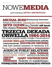 NOWE MEDIA pod redakcj Eryka Mistewicza Kwartalnik 6/2013