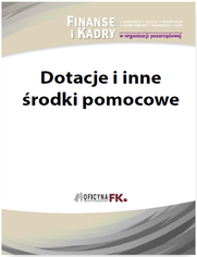 Dotacje i inne rodki pomocowe dla NGO