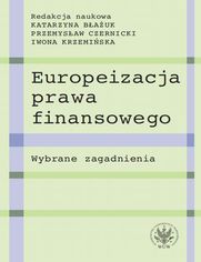 Europeizacja prawa finansowego