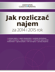 Jak rozlicza najem za 2014 i 2015 rok