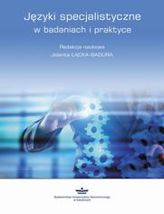 Jzyki specjalistyczne w badaniach i praktyce