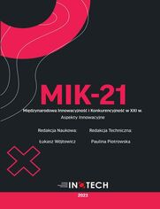 MIK-21 Midzynarodowa Innowacyjno i Konkurencyjno w XXI w. Aspekty Innowacyjne