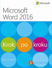 Microsoft Word 2016 Krok po kroku dodatkowo Pliki wicze do pobrania