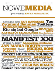NOWE MEDIA pod redakcj Eryka Mistewicza Kwartalnik 4/2013