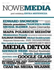 NOWE MEDIA pod redakcj Eryka Mistewicza Kwartalnik 5/2013