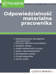 Odpowiedzialno materialna pracownikw