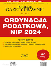 Ordynacja podatkowa, NIP 2024