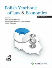 Polish Yearbook of Law&Economics Vol. 5 (2014)