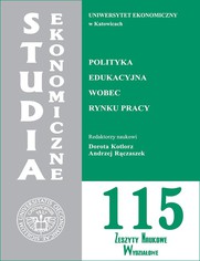 Polityka edukacyjna wobec rynku pracy. SE 115