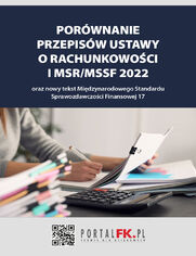 Porwnanie przepisw ustawy o rachunkowoci i MSR/MSSF 2021/2022