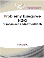 Problemy ksigowe NGO w pytaniach i odpowiedziach