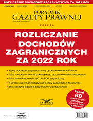 Rozliczanie dochodw zagranicznych za 2022 rok