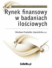 Rynek finansowy w badaniach ilociowych