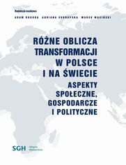 RӯNE OBLICZA TRANSFORMACJI W POLSCE I NA WIECIE Aspekty spoeczne, gospodarcze i polityczne