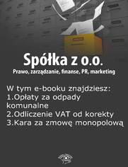 Spka z o.o. Prawo, zarzdzanie, finanse, PR, marketing, wydanie sierpie 2014 r