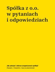 Spka z o.o. w pytaniach i odpowiedziach