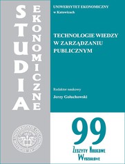 Technologie wiedzy w zarzdzaniu publicznym. SE 99