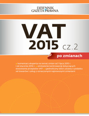 VAT 2015 po zmianach cz. 2