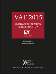 VAT 2015 z omwieniem zmian przez ekspertw EY