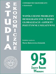 Wspczesne problemy demograficzne w dobie globalizacji - aspekty pozytywne i negatywne. SE 95