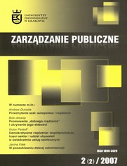 Zarzdzanie Publiczne nr 2(2)/2007