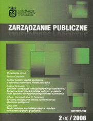 Zarzdzanie Publiczne nr 2(4)/2008