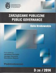 Zarzdzanie Publiczne nr 3(29)/2014, Koo Krakowskie