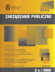 Zarzdzanie Publiczne nr 3(9)/2009