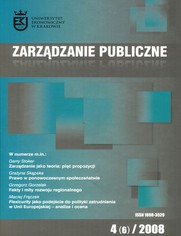 Zarzdzanie Publiczne nr 4(6)/2008