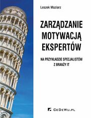 Zarzdzanie motywacj ekspertw - na przykadzie specjalistw z brany IT