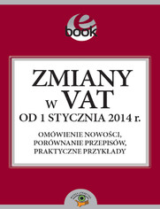 Zmiany w VAT od 1 stycznia 2014 roku 