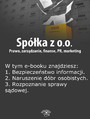 Spka z o.o. Prawo, zarzdzanie, finanse, PR, marketing, wydanie maj 2014 r