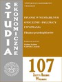 Finanse w niestabilnym otoczeniu - dylematy i wyzwania. Finanse przedsibiorstw. SE 107