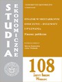 Finanse w niestabilnym otoczeniu - dylematy i wyzwania. Finanse publiczne. SE 108