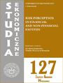 Risk perception in financial and non-financial entities. SE 127