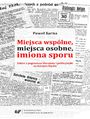 Miejsca wsplne, miejsca osobne, imiona sporu. Szkice z pogranicza literatury i publicystyki na Grnym lsku