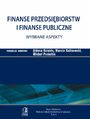Finanse przedsibiorstw i finanse publiczne - wybrane aspekty. Tom 6