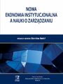 Nowa ekonomia instytucjonalna a nauki o zarzdzaniu. Tom 48