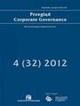 Przegld Corporate Governance 4 (32) 2012