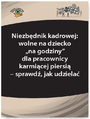 Niezbdnik kadrowej: wolne na dziecko na godziny dla pracownicy karmicej piersi - sprawd, jak udziela