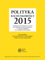 Polityka rachunkowości 2015 z komentarzem do planu kont dla jednostek budżetowych i samorządowych zakładów budżetowych