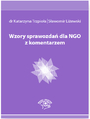 Wzory sprawozda dla NGO z komentarzem