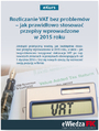 eKurs Rozliczanie VAT bez problemów - jak prawidłowo stosować przepisy wprowadzone w 2015 roku